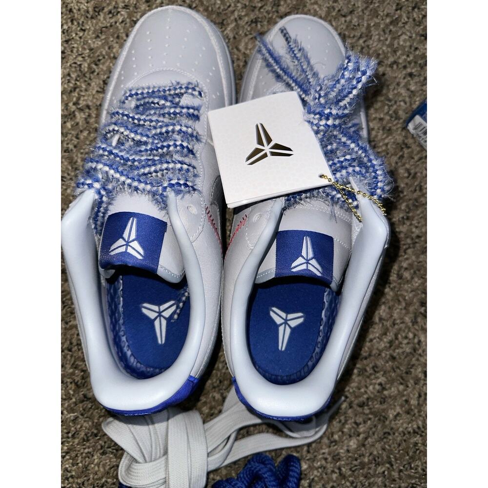 Nike KOBE BRYANT AIR FORCE 1 LOW PROTRO DODGERS Size 12 Men IQ3920-001 LEP - Picture 6 of 8